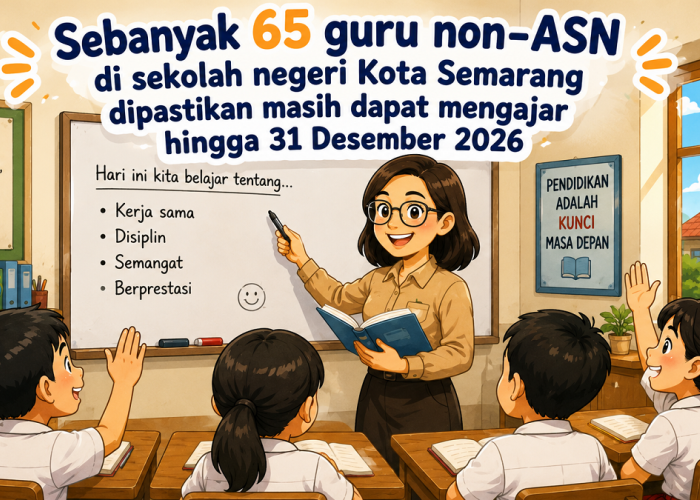 SE Mendikdasmen 7/2026 Terbit, Nasib 65 Guru Non-ASN di Semarang Dipastikan Aman hingga Akhir Tahun