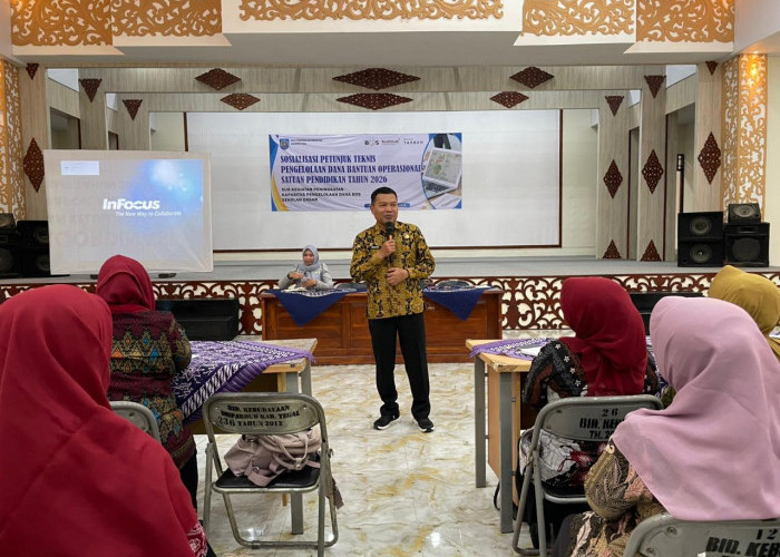 Optimalkan Tata Kelola Dana BOSP, Disdikbud Tegal Gelar Sosialisasi