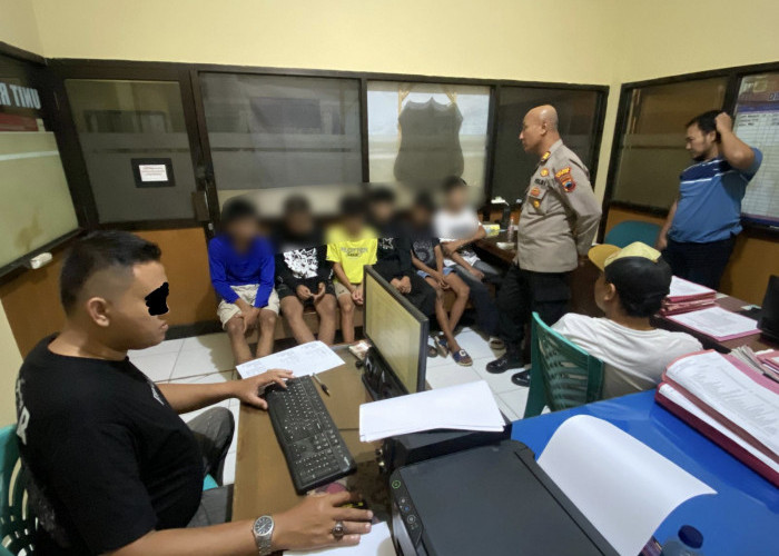 Tebar Provokasi Ajak Balapan Liar, Delapan Remaja di Kudus Dibekuk Polisi