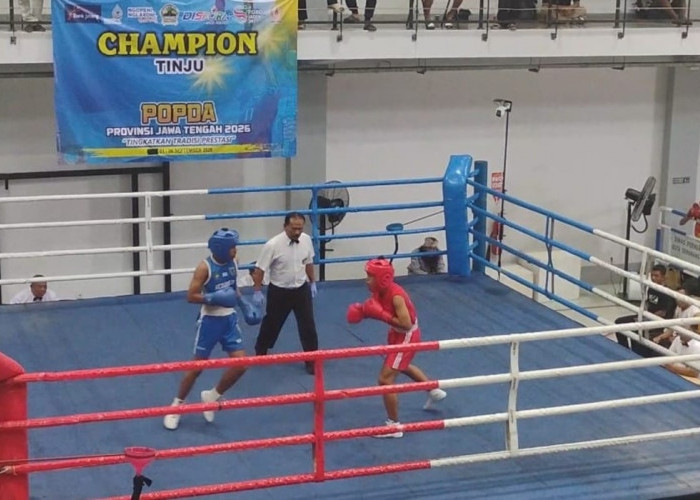 Dua Petinju Kebumen Sumbang Emas Popda Jateng 2026, Menang KO di Partai Final