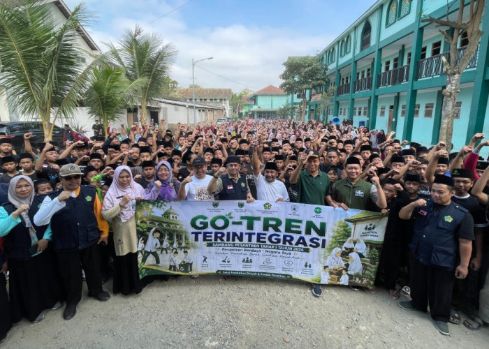 600 Santri di Kebumen Ikuti Go-Tren Tahap III, Tanamkan Nasionalisme hingga Pesantren Ramah Anak