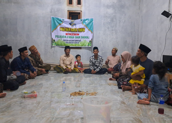 Jelang Pilkada 2024, KPU Demak dan Masyarakat di Lakukan Umbul Doa dan Baca Yasin