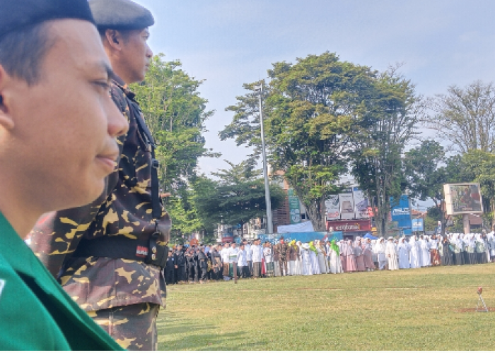 7000 Santri Peringati HSN ke-10 Tingkat Kota Salatiga, Yasip Khasani: Istimewa Berbarengan Pergantian Kabinet