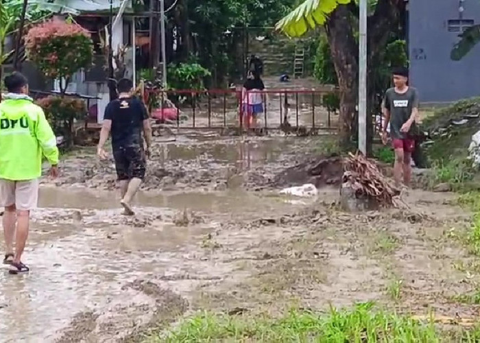 Tanggul Jebol di Meteseh, Banjir 1,5 Meter Rendam RW 26 Perumahan Dinar Indah Semarang 