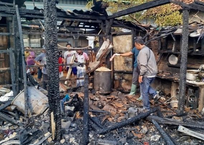 Kebakaran Rumah di Menduran Grobogan, Uang Tunai Rp10 Juta Jadi Abu