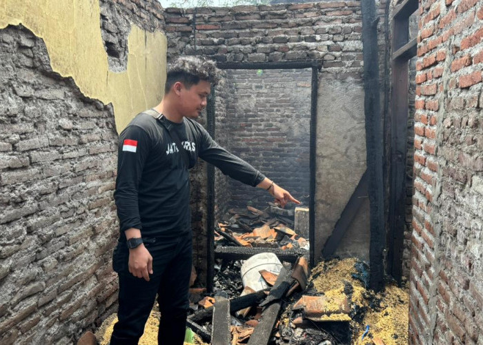 Lupa Pastikan Tungku Padam, Rumah Warga Wonokerto Pekalongan Ludes Terbakar