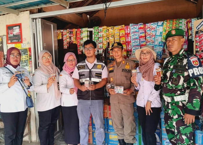 Razia Rokok Ilegal di Rembang, Petugas Gabungan Menyita 876 Batang