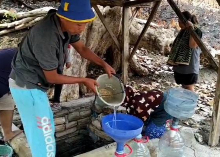 Warga Juwangi Boyolali untuk Berburu Air Bersih hingga Masuk Hutan Tempuh Dua Kilometer
