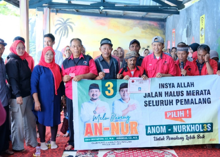 Kader PDIP Kabupaten Pemalang Pilih Mundur dari Partai dan Dukung An-Nur 