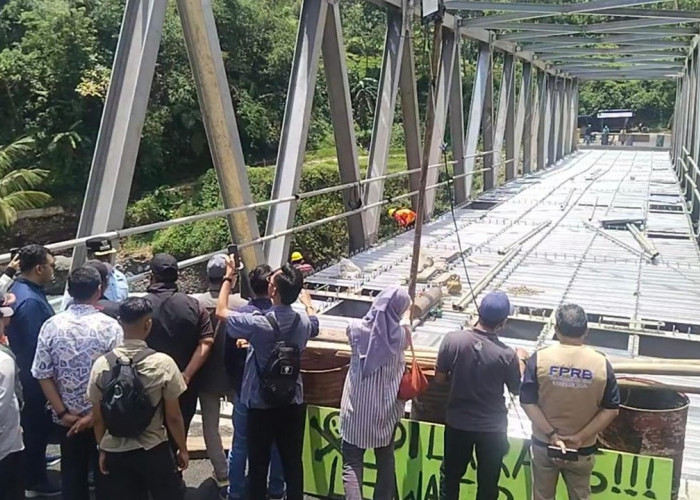 Jembatan Kalierang Belum Bisa Dilalui Saat Lebaran, Pemkab Tegal Siapkan Jalur Alternatif