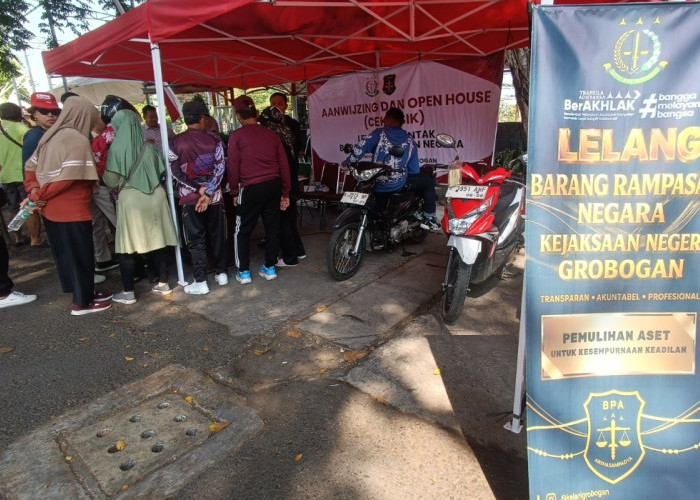 Kejari Grobogan Lelang 39 Barang Rampasan Negara, Bisa Cek Fisiknya Langsung ke Sini
