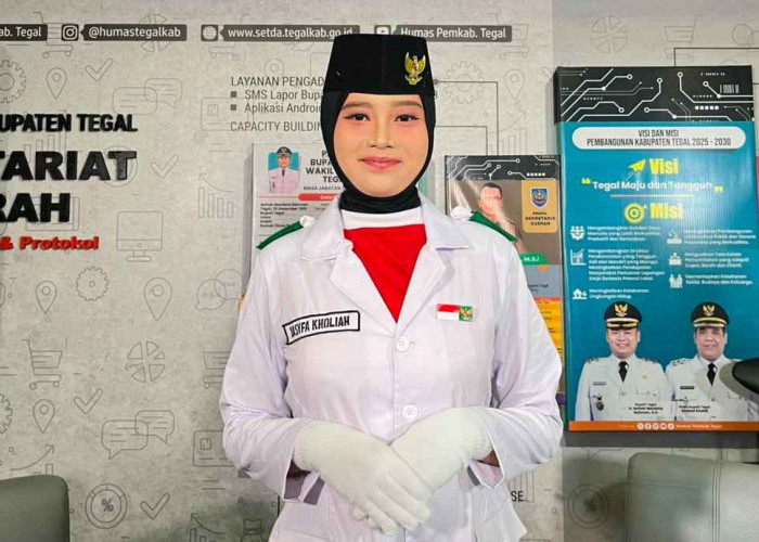 Demi Baki Merah Putih, Gadis Suradadi Tegal Tempuh 25 Kilometer Setiap Hari