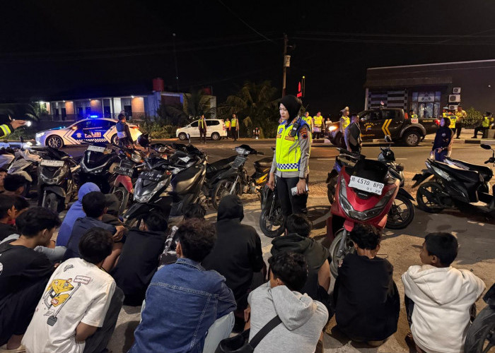 Antisipasi Kreak, Polres Kendal Jaring 62 Remaja saat Patroli Balap Liar di Weleri