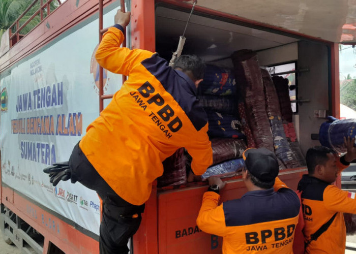Logistik dan Personel Jateng Tiba di Sumbar, Perkuat Penanganan Pascabencana