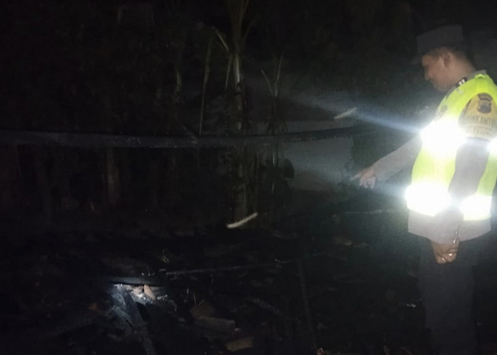 Rumah Lansia di Tegowanu Ludes Terbakar, Diduga Akibat Korsleting Listrik