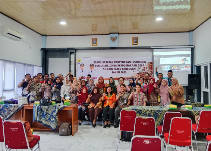 Tingkatkan Literasi hingga Pelosok Desa, Dinarpusda Grobogan Adakan Lomba Perpusdes 2025
