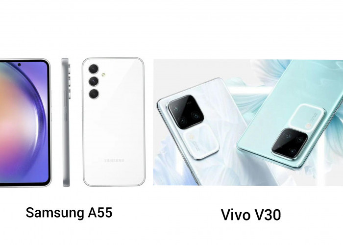 Perbandingan Spesifikasi dan Harga Samsung A55 dengan Vivo V30, Hp Terbaru 2024