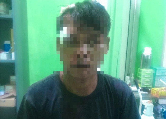 Polsek Pagerbarang Amankan Terduga Pelaku Pencurian Gabah  
