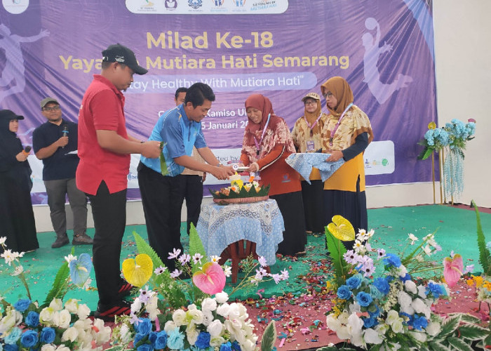 Milad ke-18 Yayasan Mutiara Hati Semarang Gaungkan Hidup Sehat, Libatkan Siswa hingga Orang Tua