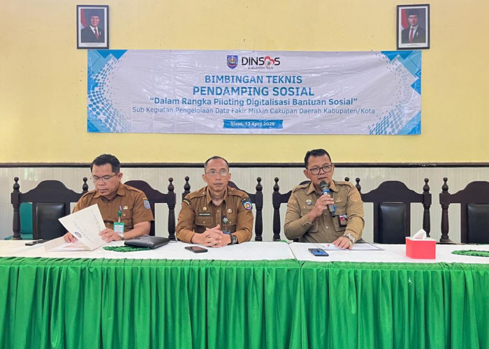 Penguatan Pengelolaan Data Fakir Miskin, Dinsos Gelar Bimtek Pendamping Sosial