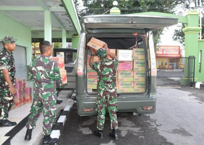 Kodim Grobogan Turut Salurkan Bantuan untuk Korban Banjir di Sumatera