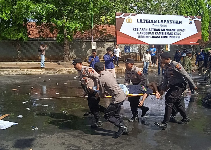 Jelang May Day, Polres Batang Latihan Antisipasi Demo Siagakan 530 Personel 