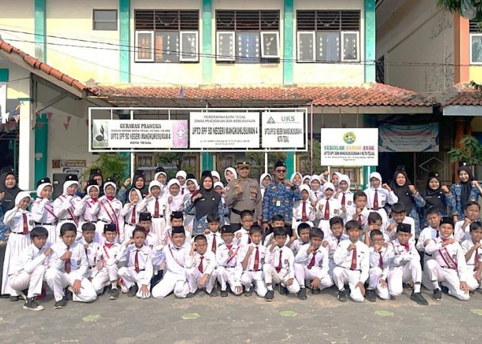 Pancasila Bukan Sekadar Hafalan, SD Mangkukusuman 4 Tegal Deklarasikan Sekolah Bebas Perundungan