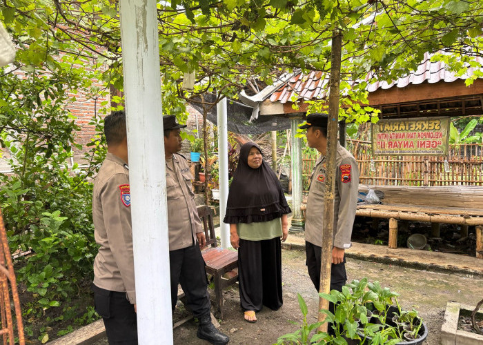 Jelang Lomba Ketahanan Pangan, Polres Sragen Tinjau Sejumlah Kebun Produktif