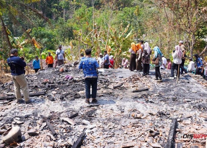 Rumah Warga Kebumen Ludes Terbakar, Pemda Siapkan Hunian Baru untuk Keluarga Almarhum Mad Sunarto