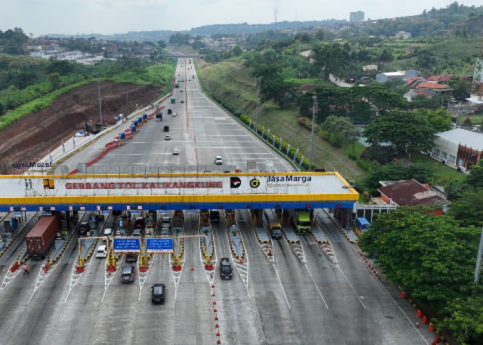 42.361 Kendaraan Melintas di GT Kalikangkung Selama Arus Libur Isra Mikraj 