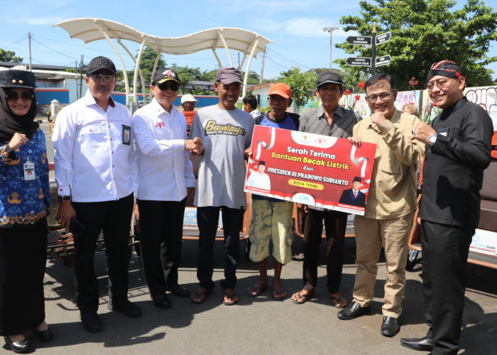 Bantuan 25 Becak Listrik dari Presiden Prabowo kepada Warga Kota Tegal