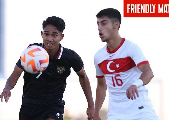 Hasil Laga Uji Coba: Timnas Indonesia U-20 Menyerah 1-2 dari Turki U-20