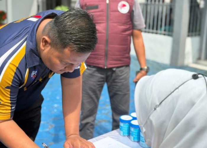 Lapas Kelas IIB Purwodadi Tes Urine Petugas dan WBP Secara Random, Ini Hasilnya