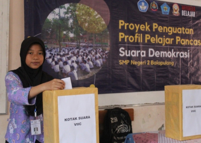 Warga SMP Negeri 2 Balapulang Kabupaten Tegal Pilih Ketua OSIS, Bagaimana Hasilnya?