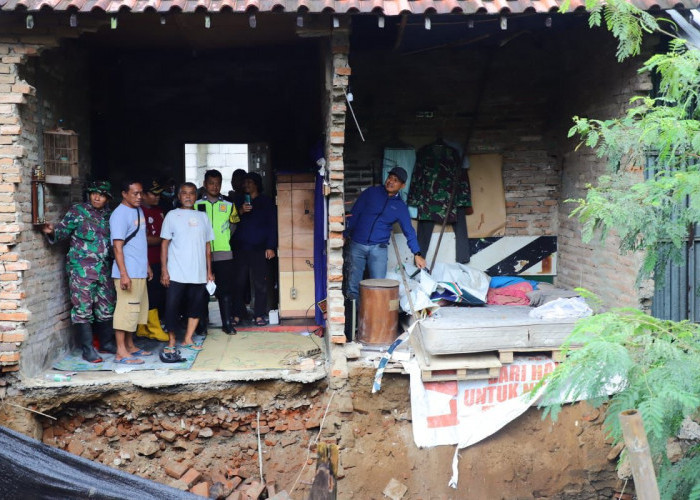 Rumah Warga Purwosari Tergerus Banjir di Bantaran Sungai, Pemkab Kudus Sigap Tangani Bencana