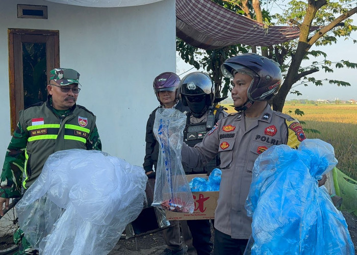 Patroli Subuh Polres Pekalongan Kota Sita 58 Balon Liar dan Ratusan Petasan