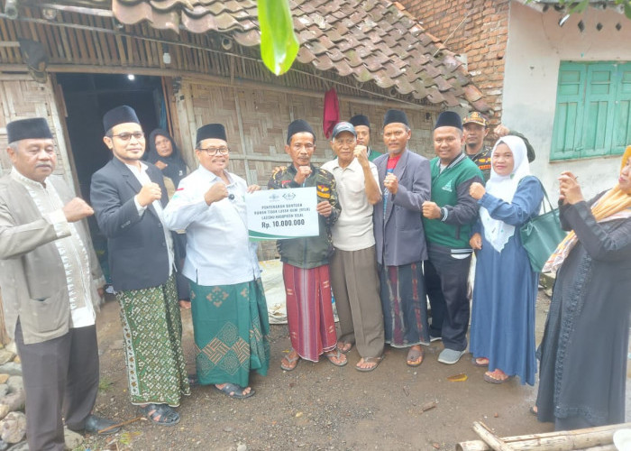 Rumah Reyot Rojaya di Pagerbarang Tegal Akhirnya Disentuh Kepedulian LAZISNU