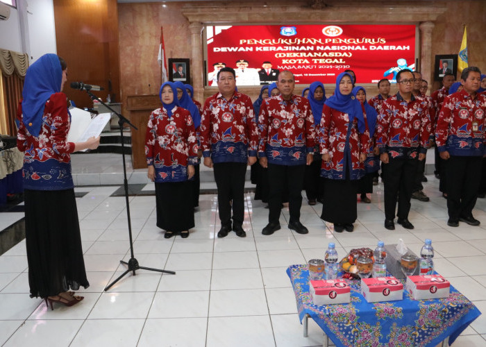 Pengurus Dekranasda Kota Tegal Dilantik, Wali Kota Dorong Perajin Lokal Naik Kelas