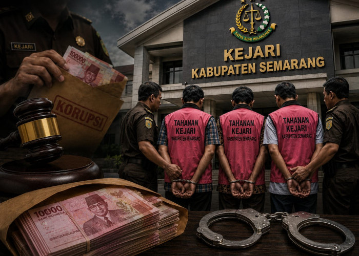 Tiga Koordinator Pokmas Bergas Lor Ditahan Kejari Kabupaten Semarang