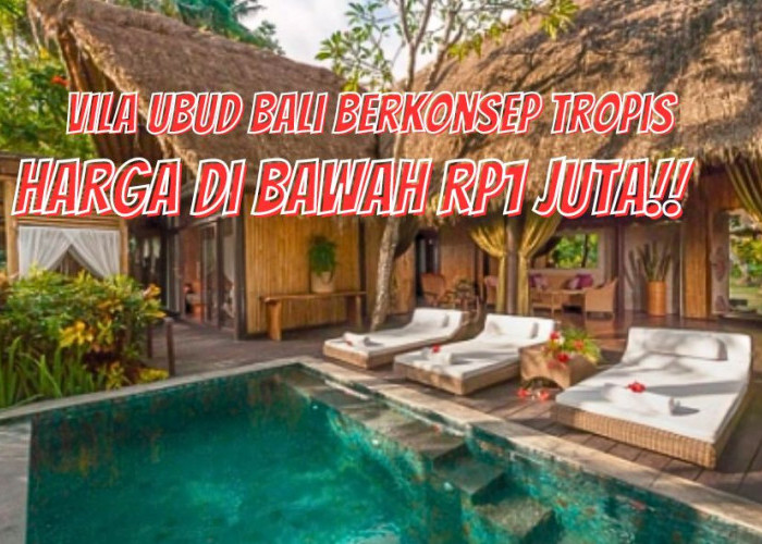 Berikut 3 Rekomendasi Vila Ubud Bali Berkonsep Tropis, Harga di Bawah Rp1 Juta! 