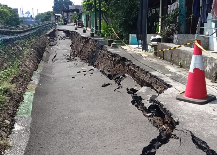 Tanggul Sungai Silandak Ambles 20 Meter di Semarang Barat, Diduga Karena Ikan Sapu-sapu