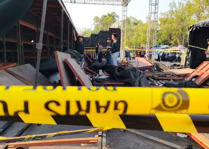 Polisi Ungkap Dugaan Penyebab Ambruknya Tribun VIP Kejurnas Drift di GOR Satria Purwokerto