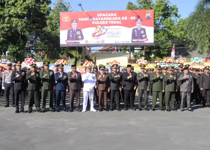 80 Tahun Mengabdi, Hari Bhayangkara Polres Tegal Fokus Layani Masyarakat