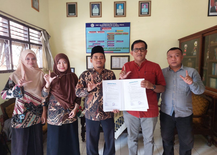 Tingkatkan Literasi, SMP Muhammadiyah 2 Kota Tegal Gandeng Koran Radar Tegal