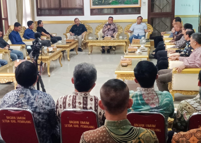 Bupati Pemalang Mansur Hidayat Silaturahmi Bersama Paslon Bupati Terpilih Anom-Nurkholes