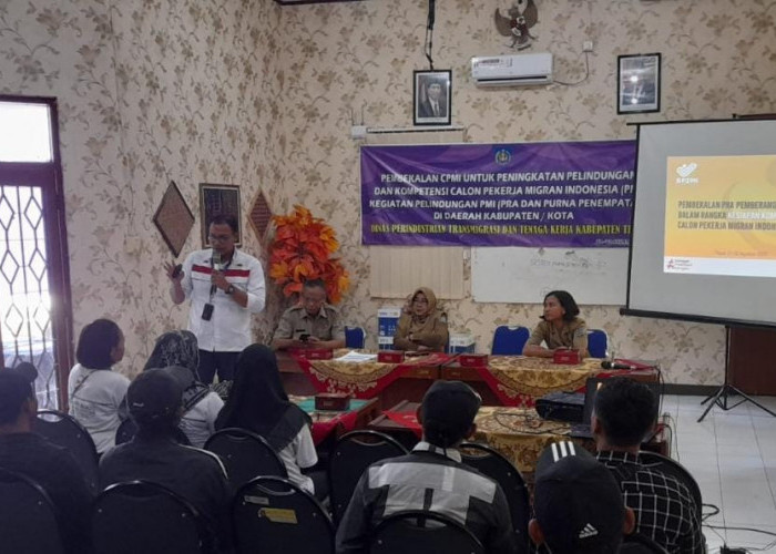 Dinas Perintrasnaker Kabupaten Tegal Gelar Pembekalan Calon Pekerja Migran Indonesia
