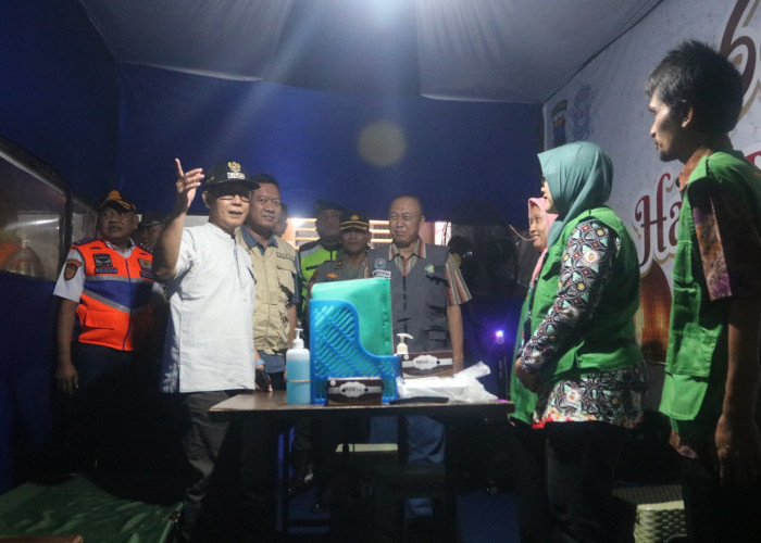 Pj Wali Kota Tegal Dadang Somantri Bersama Forkopimda Pantau Kondisi Lapangan 