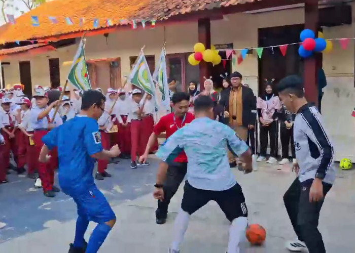 Hari Pertama Sekolah Berasa Piala Dunia 2026, MPLS SDN Tugurejo 01 Semarang Disulap Jadi Stadion Penuh Sportiv