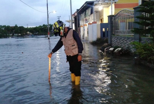 Diguyur Hujan, Sejumlah Daerah di Kota Tegal Tergenang