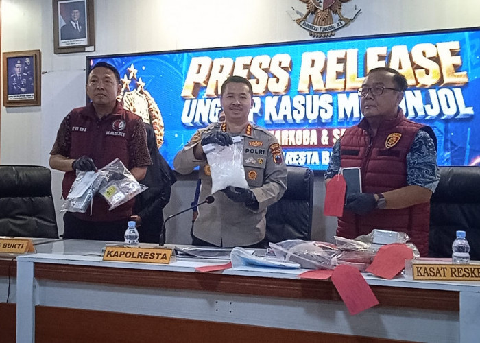 Polresta Batang Bekuk Kurir 779 Gram Sabu Senilai Rp1,16 Miliar, Bermodus Kuda